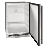 U-Line Outdoor Rated Refrigeration U-Line | Outdoor Solid Refrigerator 24" Reversible Hinge Stainless Solid 115v | Outdoor Collection | UORE124-SS01A