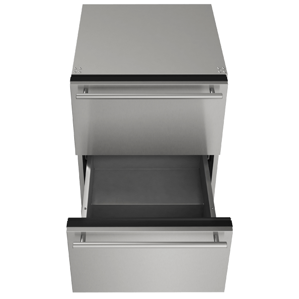 U-Line Outdoor Refrigeration U-Line | Outdoor Refrigerator Drawer 24" Stainless Solid 115v | Outdoor Collection | UODR124-SS61A