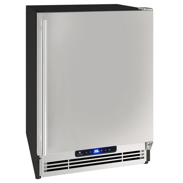 U-Line Refrigerators U-Line | Combo Frost Free 21" Reversible Hinge Stainless Solid 115v | ADA Collection | UARI121-SS01A