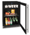 U-Line Refrigerators U-Line | Glass Refrigerator 24" Reversible Hinge Stainless Frame 115v | 1 Class | UHRE124-SG01A