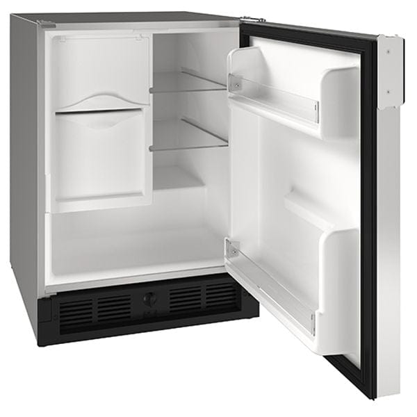U-Line Refrigerators U-Line | Marine Combo 21" Reversible Hinge Stainless Solid 115v | Marine Collection | UMRI121-SS01A