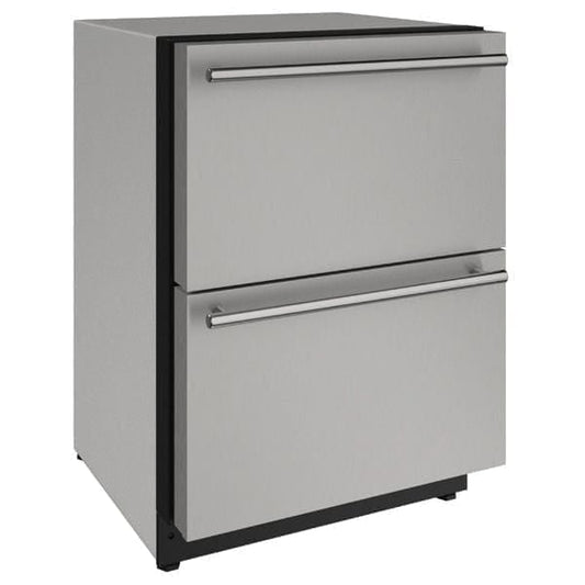 U-Line Refrigerators U-Line | Refrigerator Drawers 24" Stainless Solid 115v | 2000 Series | U-2224DWRS-00A