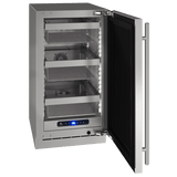 U-Line Refrigerators U-Line | Solid Refrigerator 18" Reversible Hinge Stainless Solid 115v | 5 Class | UHRE518-SS01A