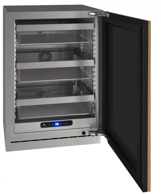 U-Line Refrigerators U-Line | Solid Refrigerator 24" Reversible Hinge Integrated Solid 115v | 5 Class | UHRE524-IS01A