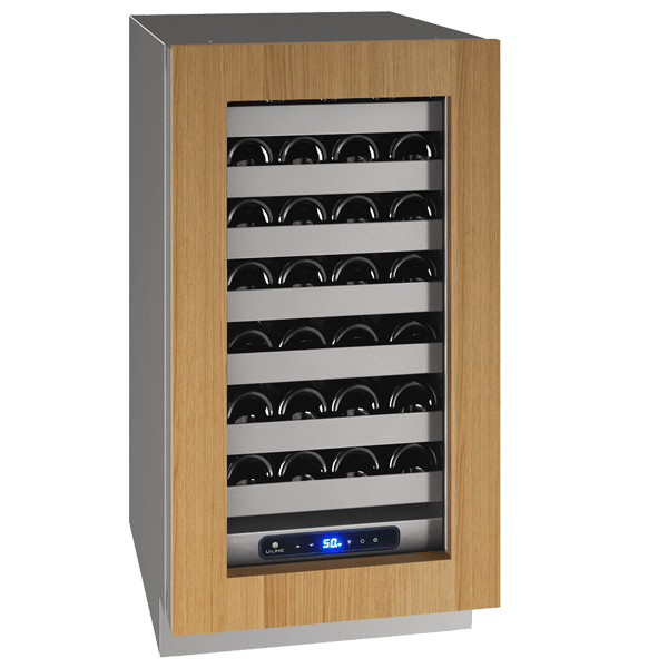 U-Line Wine Refrigerators Built in and Free Standing U-Line | Wine Captain 18" Reversible Hinge Integrated Frame 115v | 5 Class | UHWC518-IG01A