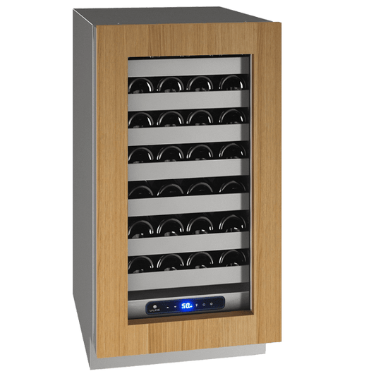 U-Line Wine Refrigerators Built in and Free Standing U-Line | Wine Captain 18" Reversible Hinge Integrated Frame 115v | 5 Class | UHWC518-IG01A