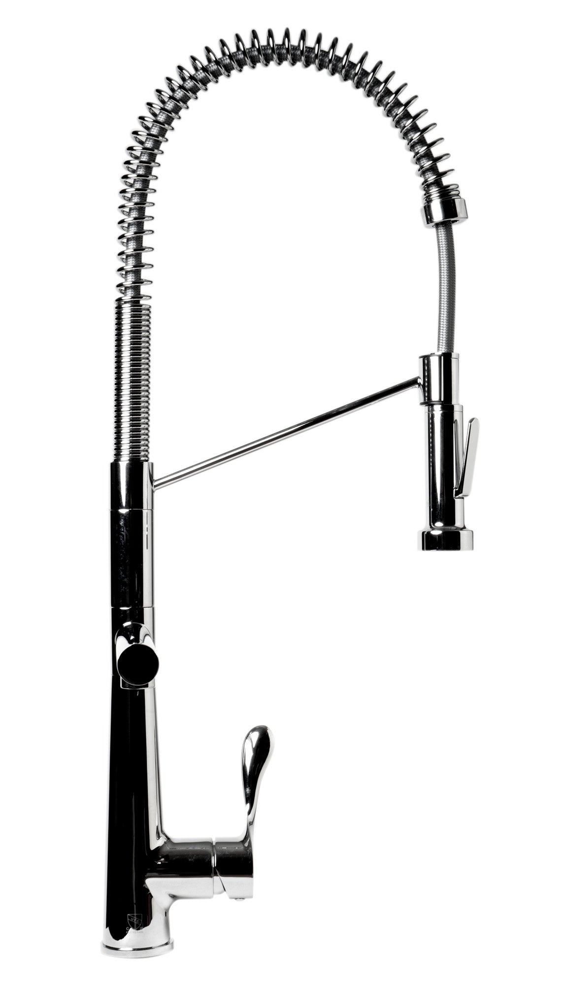 ALFI Brand - Polished Chrome Double Spout Commercial Spring Kitchen Faucet | ABKF3787-PC