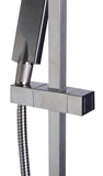 ALFI Brand - Brushed Nickel Sliding Rail Hand Held Shower Head Set with Hose | AB7606-BN