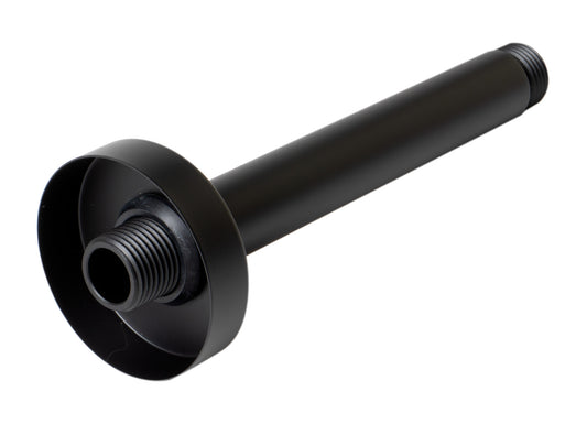 ALFI Brand - Black Matte 6" Round Ceiling Shower Arm | ABSA6R-BM