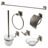 ALFI Brand - Brushed Nickel 6 Piece Matching Bathroom Accessory Set | AB9509-BN