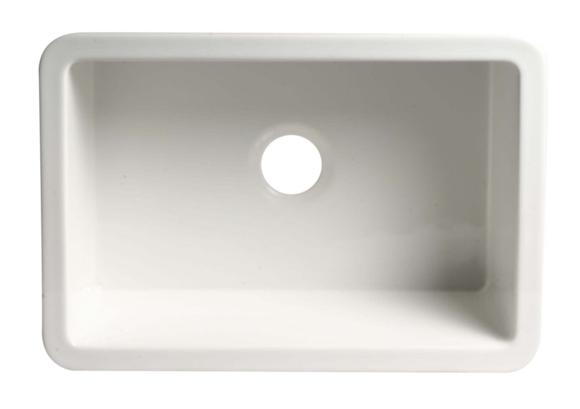 ALFI Brand - White 27" x 18" Fireclay Undermount / Drop In Firelcay Kitchen Sink | ABF2718UD-W