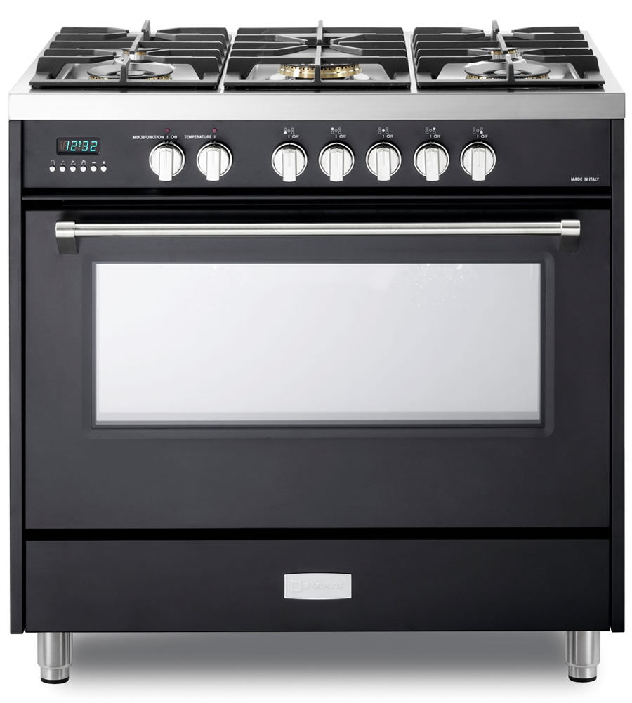 Verona - Designer 36" Dual Fuel  Single Oven - 5 Burners