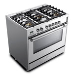 Verona - Designer 36" Dual Fuel  Single Oven - 5 Burners