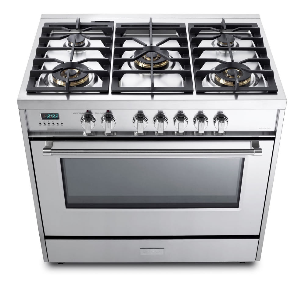 Verona - Designer 36" Dual Fuel  Single Oven - 5 Burners