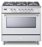 Verona - Designer 36" Dual Fuel  Single Oven - 5 Burners