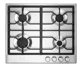 Verona - Verona 24" Designer Gas Cooktop - Brass Burners - SS - 4 Burners