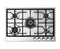 Verona - Verona 30" Designer Gas Cooktop - Brass Burners - SS - 5 Burners