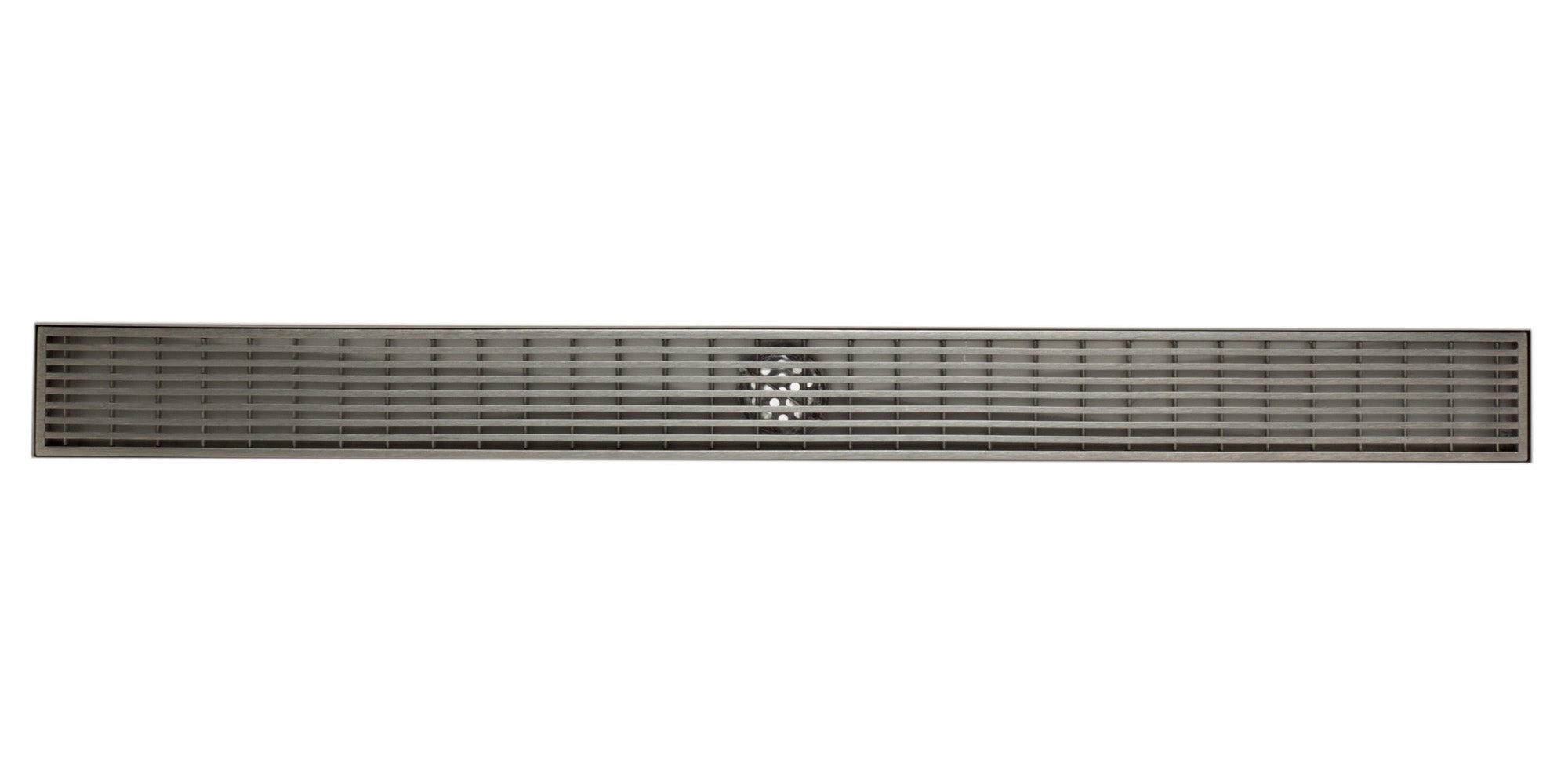 ALFI Brand - 32" Modern Stainless Steel Linear Shower Drain with Groove Lines | ABLD32D