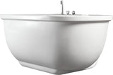 EAGO - 6 ft Acrylic White Whirlpool Bathtub w Fixtures | AM128ETL