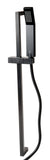 ALFI Brand - Black Matte Square Sliding Rail Hand Shower Set | AB7606-BM