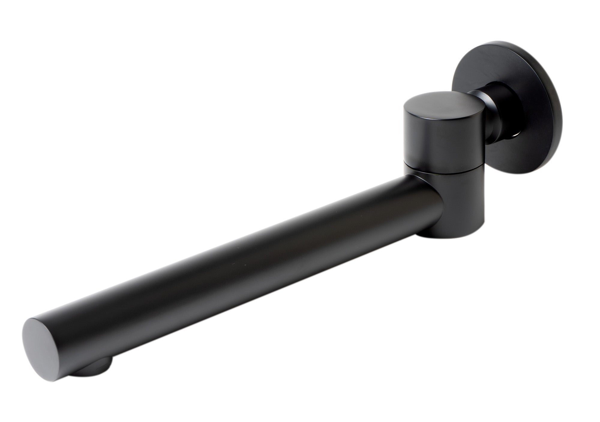 ALFI Brand - Black Matte Round Foldable Tub Spout | AB6601-BM