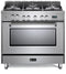 Verona - Prestige 36" Dual Fuel Single Oven Range - 5 Burners - Stainless Steel, Matte Black, White