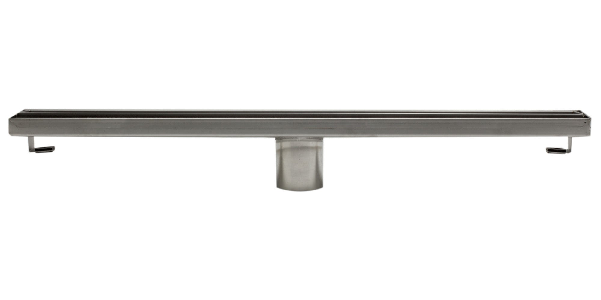 ALFI Brand - 24" Long Modern Stainless Steel Linear Shower Drain w/o Cover | ABLD24A