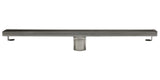 ALFI Brand - 24" Long Modern Stainless Steel Linear Shower Drain w/o Cover | ABLD24A