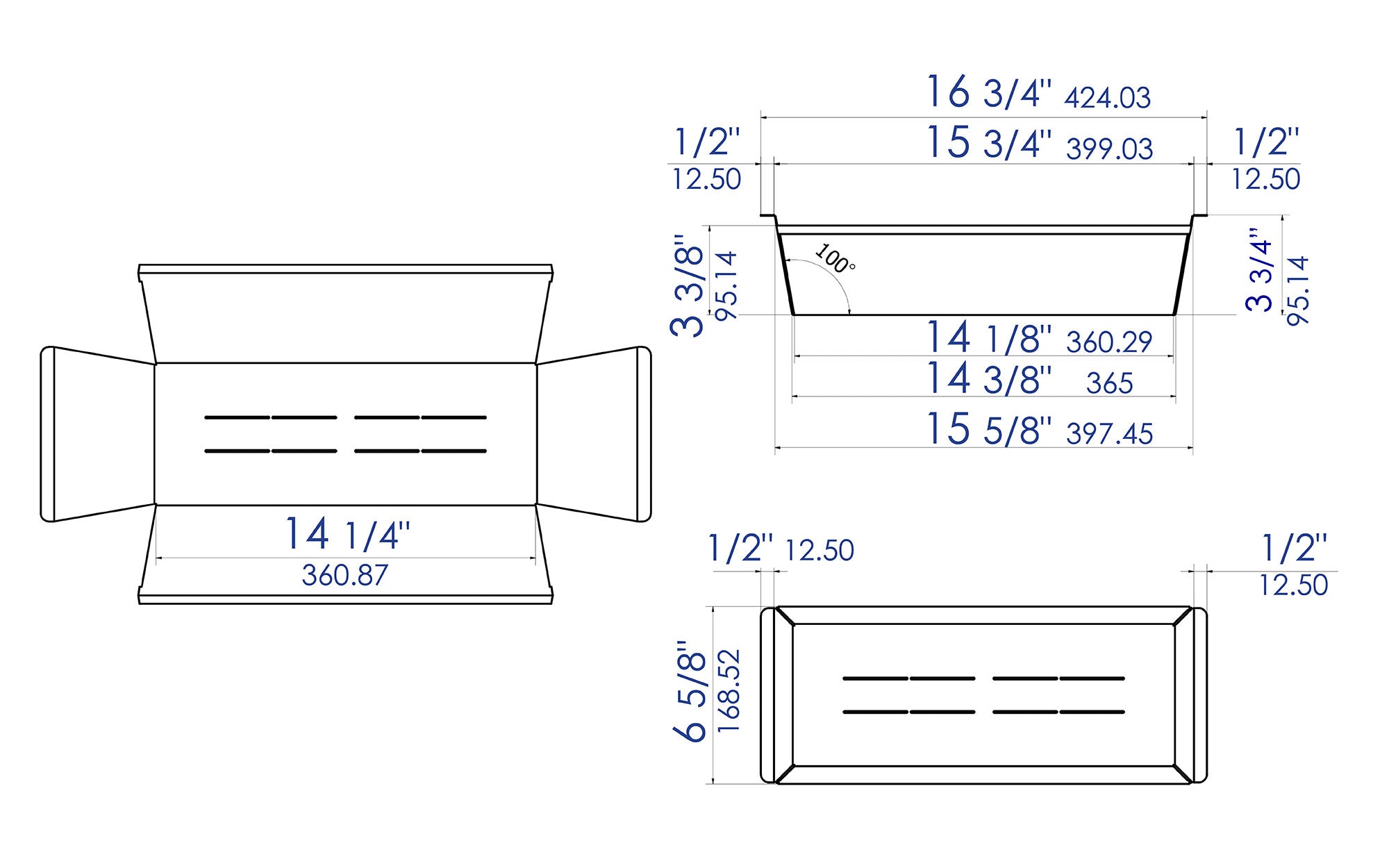 ALFI Brand - Stainless Steel Colander Insert for Granite Sinks | AB85SSC