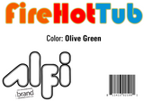 ALFI Brand - Green FireHotTub The Round Fire Burning Portable Outdoor Hot Bath Tub | FireHotTub-OG