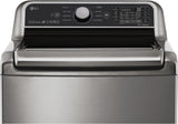LG - 5.0 cu.ft. Smart wi-fi Enabled Top Load Washer and LG - 7.3 Cu.Ft. Ultra Large High Efficiency Gas Dryer