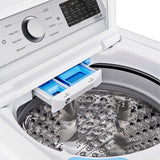 LG - 5.5 cu.ft. Mega Capacity Smart wi-fi Enabled Top Load Washer with TurboWash3D™ Technology | WT7400CW