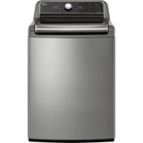 LG - 27 in. 4.8 cu. ft. Mega Capacity White Top Load Washer, Agitator, with TurboWash3D and Wi-Fi Connectivity | WT7405CV