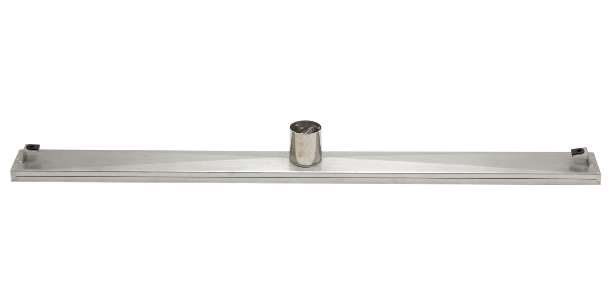 ALFI Brand - 36" Modern Stainless Steel Linear Shower Drain with Groove Lines | ABLD36D