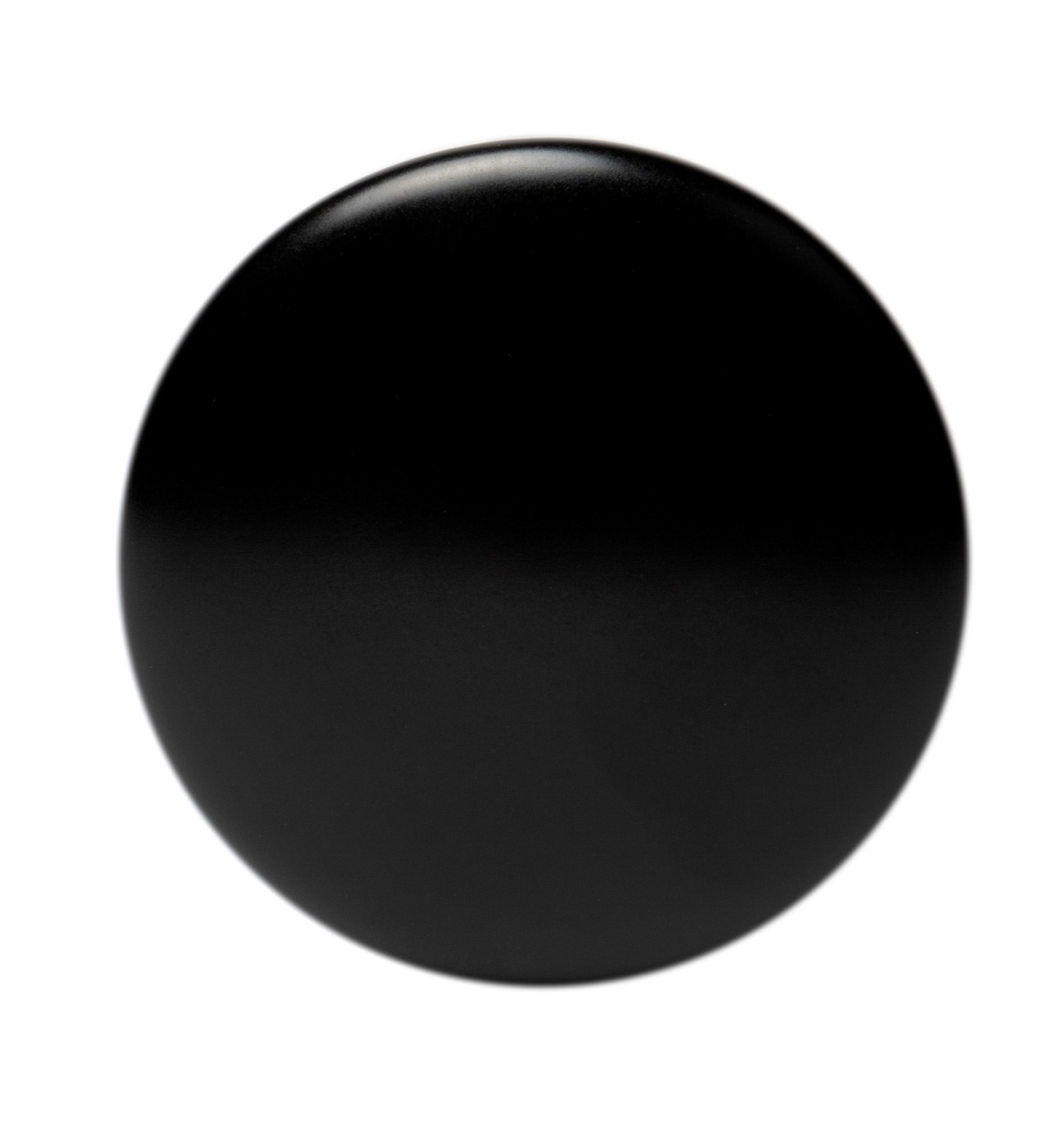 ALFI Brand - Black Matte Ceramic Mushroom Top Pop Up Drain for Sinks with Overflow | AB8056-BM