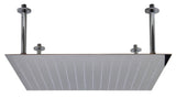 ALFI Brand - 24" Square Polished Solid Stainless Steel Ultra Thin Rain Shower Head | RAIN24S-PSS