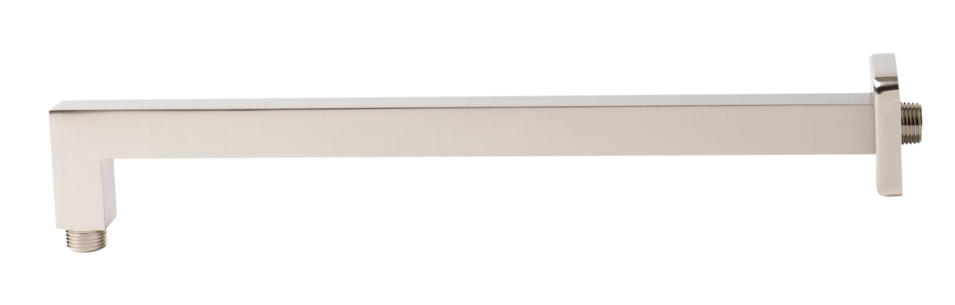 ALFI Brand - Brushed Nickel 16" Square Wall Shower Arm | ABSA16S-BN