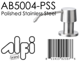 ALFI Brand - Solid Polished Stainless Steel Modern Soap Dispenser | AB5004-PSS