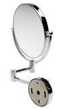 ALFI Brand - 8" Round Wall Mounted 5x Magnify Cosmetic Mirror | ABM8WR-PC