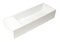 ALFI brand - 39" White Above Mount Fireclay Bathroom Trough Sink - AB39TR