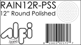 ALFI Brand - Solid Polished Stainless Steel 12" Round Ultra Thin Rain Shower Head | RAIN12R-PSS