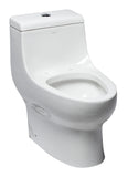 EAGO - Dual Flush One Piece Elongated Ceramic Toilet | TB358