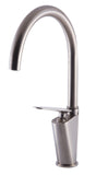 ALFI Brand - Brushed Nickel Gooseneck Single Hole Bathroom Faucet | AB3600-BN